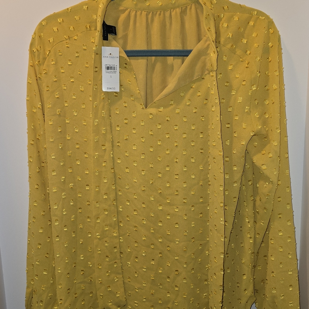 Ann Taylor yellow blouse